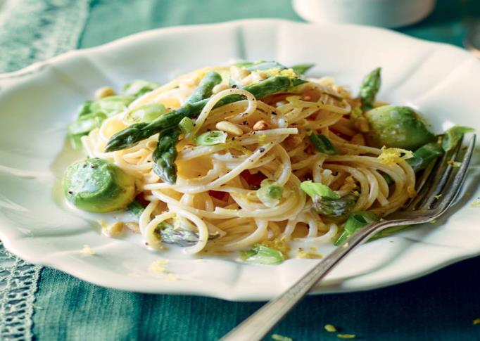 Spaghetti with Avocado Sauce