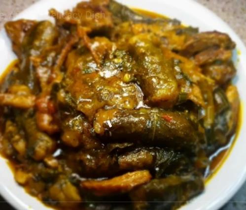 Ekwang (Grated Cocoyam Rolls)