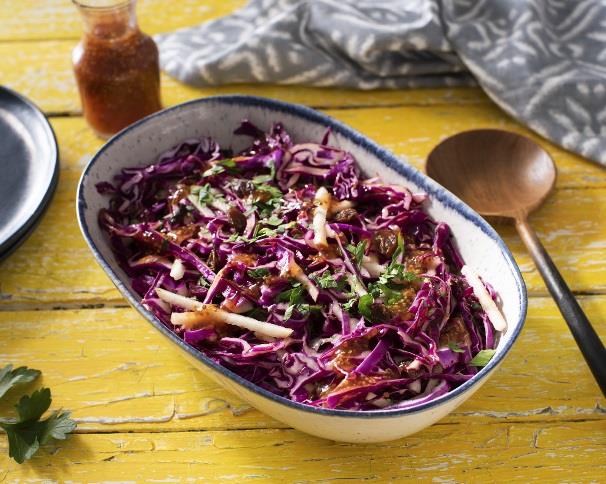 Red and White Cabbage Salad